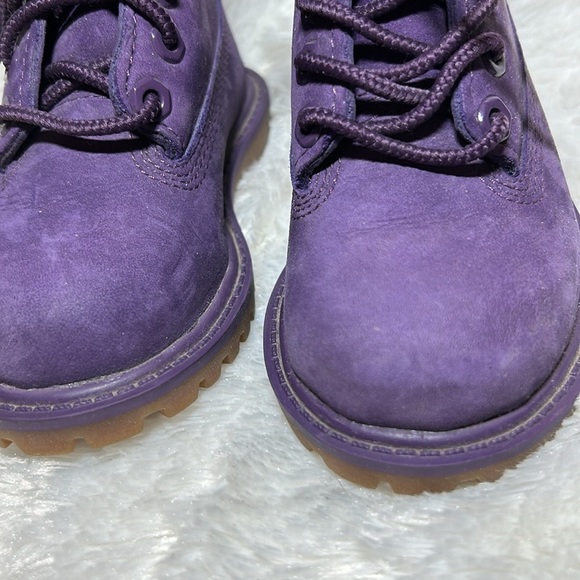 Timberland Toddler Premium Waterproof Boots Purple Size 4 - Picture 5 of 8
